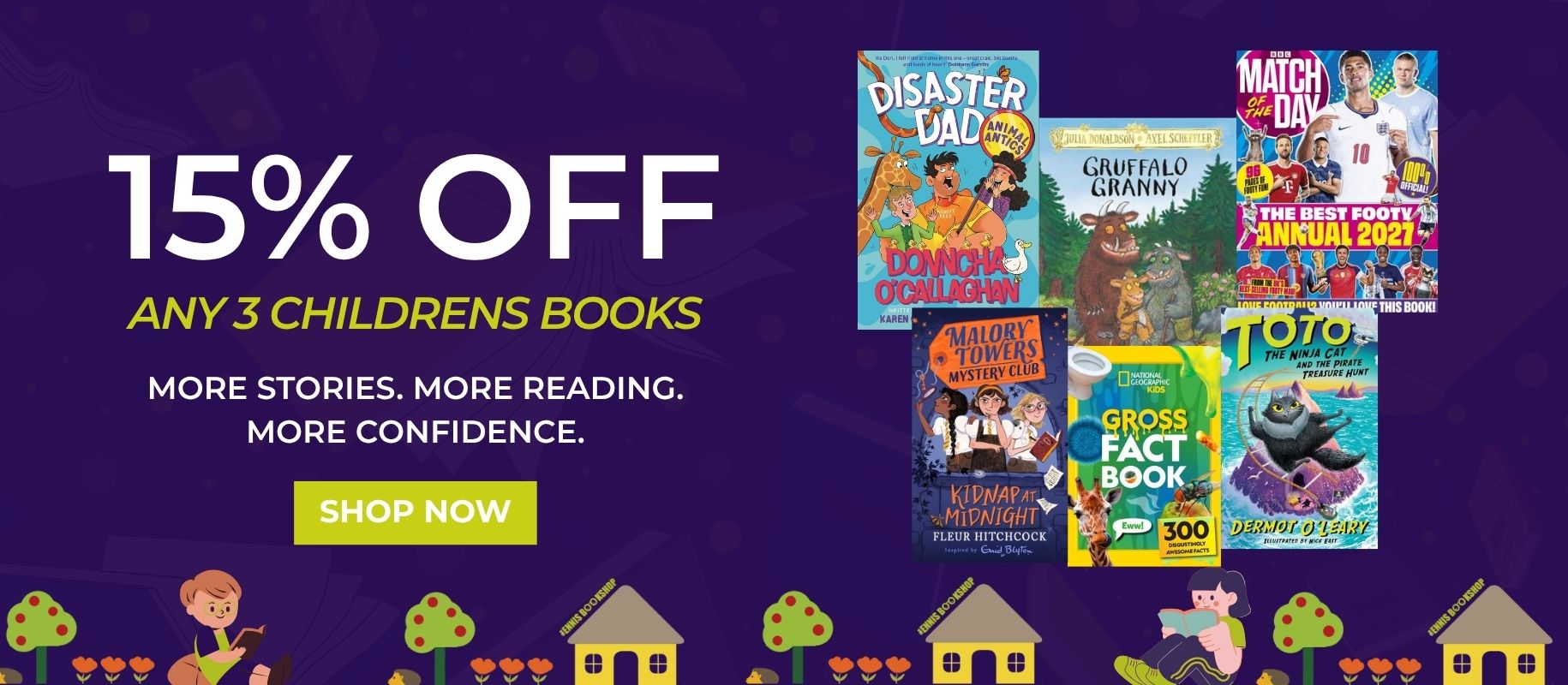 Buy any 3 Children's Books Get `5% OFF